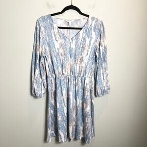 Nine West White Animal Print Dress